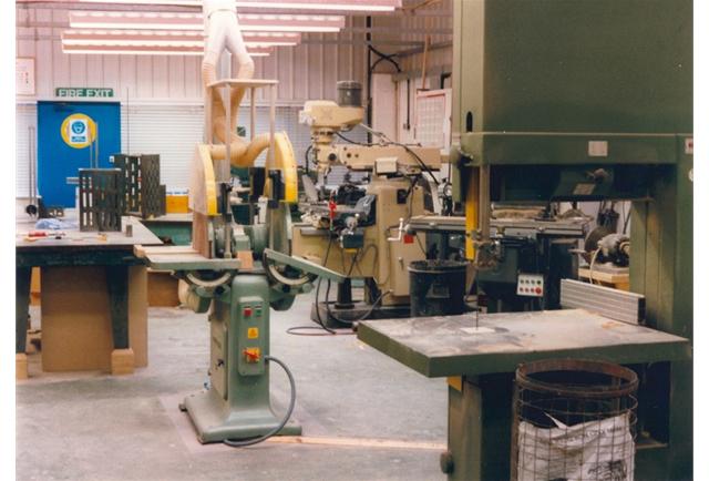 The traditional Patternshop continued to grow, the space soon filled with equipment, machines and people.