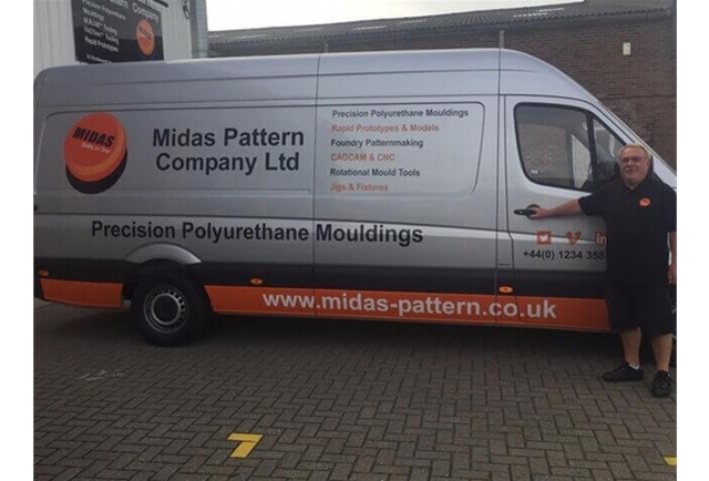 Midas invests in new Mercedes Sprinter van to ensure the safe delivery of mouldings