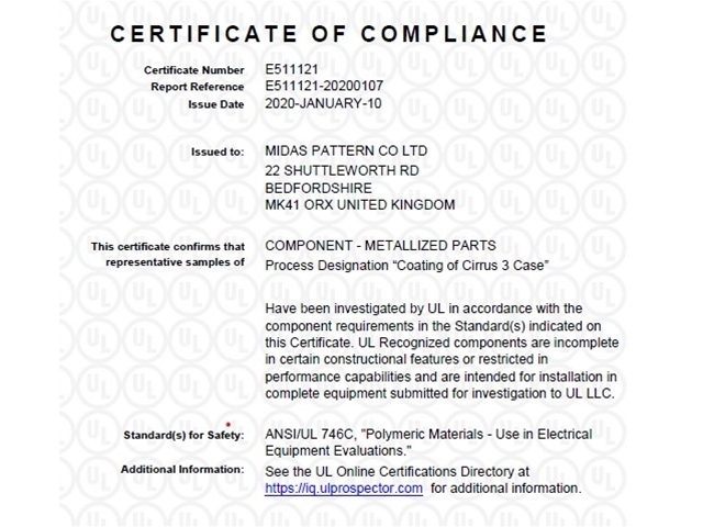 UL Certified for EMC Application