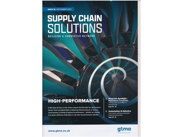 Midas features in the GTMA's Supply Chain Solutions magazine